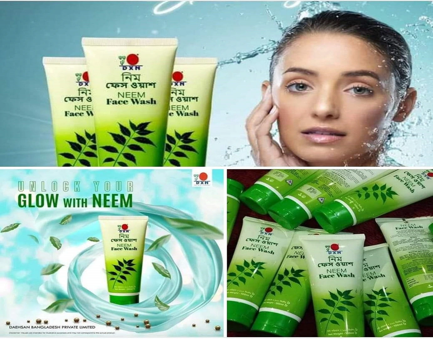 DXN Neem Face Wash – Herbal Anti-Acne & Oil Control Face Cleanser